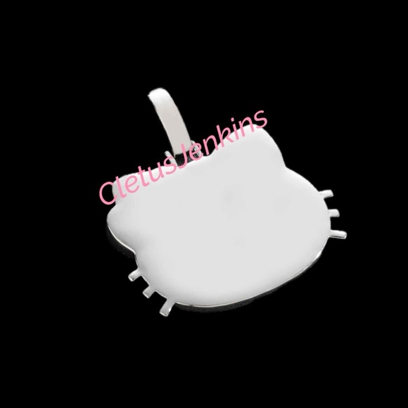 BIG Hello Kitty Swarovski Crystals charm with 24 inch chain. NWT - Picture 3 of 6